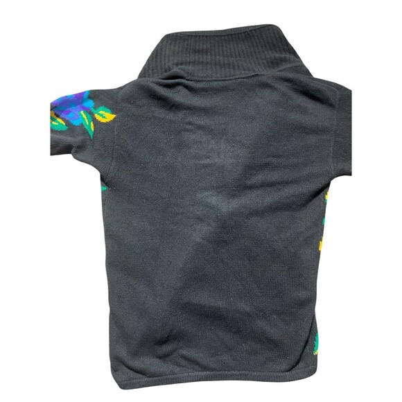 Vtg RAFAELLA ANGORA Sweater Cardigan Granny Core BRIGHT Colors SOFT Sz M - Picture 4 of 16